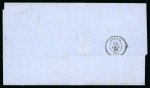 Stamp of Greece » Large Hermes Heads » Covers, frankings and destinations » External usages Three letters & two fragments:1. Two fragments of