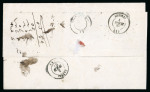 Stamp of Greece » Large Hermes Heads » Covers, frankings and destinations » External usages Unpaid letter from Marseille (Oct. 25/Nov. 7, 1863