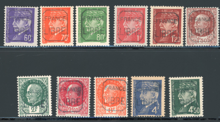 Stamp of France » Libération Nevers (Nièvre), Libération, type Pétain, série Mayer
