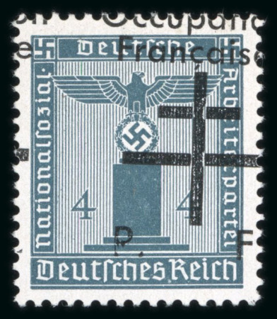 Stamp of France » Libération Occupation Française, Libération, types Hitler, Croix
