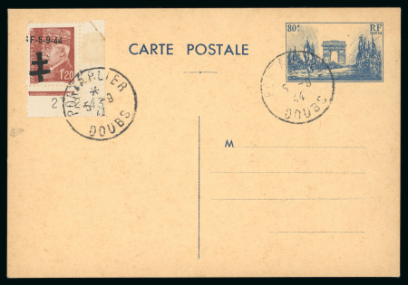 Stamp of France » Libération Pontarlier (Doubs), Libération, type Pétain, Mayer