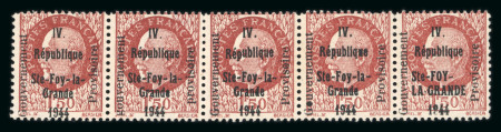 Stamp of France » Libération Sainte Foy La Grande (Gironde), Libération, type Pétain,
