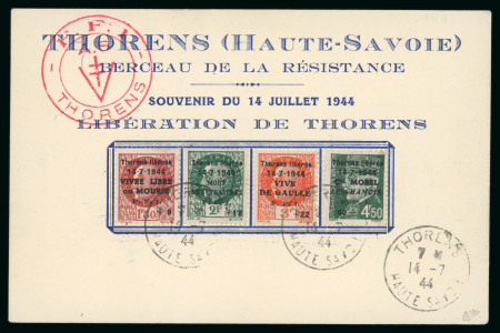 Stamp of France » Libération Thorens (Haute Savoie), Libération, type Pétain, série