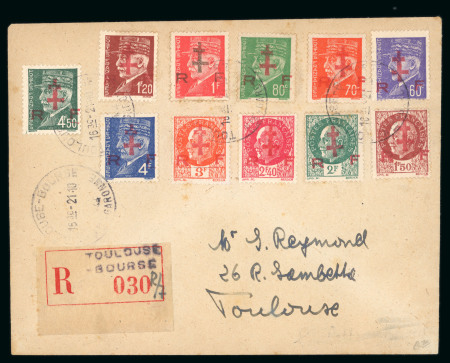 Stamp of France » Libération Toulouse (Haute Garonne), Libération, type Pétain,
