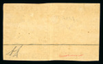 Stamp of Switzerland / Schweiz » Sitzende Helvetia Ungezähnt » 1856-57 Berner Druck (II) 1855 Strubelpaar 1 Fr. grau 2. Berner Druckperiode, ungebraucht mit Originalgummi