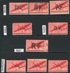 Stamp of France » Libération Poste Navale, Libération, timbres d'aviation des Etats-Unis,