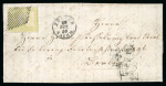 Stamp of Switzerland / Schweiz » Sitzende Helvetia Ungezähnt » Münchner Druck, 1. Auflage 1856, 40 Rp. grün 1. Münchner Druckperiode auf Faltbrief von Zürich nach Berlin