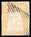 Stamp of Switzerland / Schweiz » Sammlungen Kleine Zusammenstellung auf 2 Steckarten von 43 Strubel und 4 Paaren