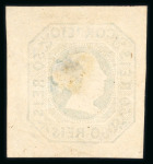 Stamp of Portugal 1853 50r green, four very attractive used singles