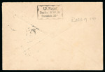 Stamp of Germany » German Empire 1919 (Nov 24) airmail sent from Berlin to Zurich