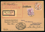 Stamp of China » Incoming Mail 1929 (Jul 15) catapult post card to China with "Erster / Deutscher / Katapultflug / Dampfer-Bremen-New York" datestamp