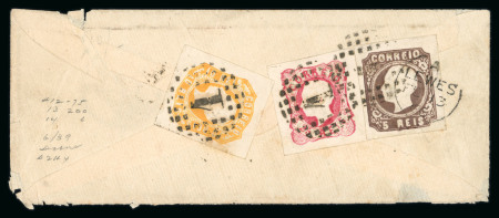 Stamp of Portugal 1862-64 Luis I mixed group of unused, used and covers