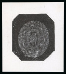 Stamp of Great Britain » 1839 Treasury Competition Bogardus and Coffin treasury essay 1929 reprints in black, brown and red on glazed paper