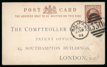 Stamp of Great Britain » Postal Stationery Patent Office: Group of official postal stationery cards for official use by the Patent Office