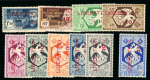 Stamp of Colonies françaises » Afrique Équatoriale 1944, Y&T n° 181-190 série France Libre Libération