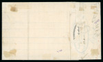 Stamp of Switzerland / Schweiz » Kantonalmarken » Genf 1847, grosser Adler gelbgrün, auf Faltbrief von Genf nach Lancy