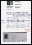 Stamp of Switzerland / Schweiz » Kantonalmarken » Genf 1847, grosser Adler gelbgrün, auf Faltbrief von Genf nach Lancy