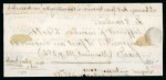 Stamp of Switzerland / Schweiz » Kantonalmarken » Genf 1846, kleiner Adler, auf unvollständigem Stadtfaltbrief von Genf an Professeur Chaix