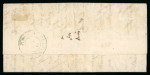 Stamp of Switzerland / Schweiz » "Waadt", "Neuenburg", "Winterthur" 1850, Winterthur im Paar, auf schönem Faltbrief von Zürich nach Berg
