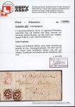 Stamp of Switzerland / Schweiz » "Waadt", "Neuenburg", "Winterthur" 1850, Winterthur im Paar, auf schönem Faltbrief von Zürich nach Berg