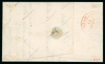 Stamp of Switzerland / Schweiz » Sitzende Helvetia Ungezähnt » 1856-57 Berner Druck (II) 5 Rp. braun, 2. Berner Druckperiode, aus der linken unteren Bogenecke mit sehr grossem unteren Bogenrand von ca. 6mm
