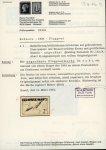 Stamp of Switzerland / Schweiz » Flugpost » Flugmarken Flugpost 2 Fr, auf geriffeltem Faserpapier mit Abart ungezähnt, ungebraucht mit vollem Originalgummi und Falz