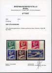 Stamp of Switzerland / Schweiz » Ämtermarken 1932, Société des Nations Abrüstungskonferenz, kompletter Satz von 5 Rp. bis 1 Fr, ungebraucht mit vollem Originalgummi