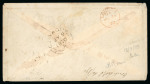 Stamp of Ecuador 1870 (Jul 2) cover from Quito to Paris