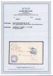 Stamp of France » Lettres Classiques 1872, Lettre en port mixte de Haguenau pour Paris,