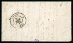 Stamp of France » Ballons Montés 1870, Plié confié du Normandie - Lettre datée de Paris