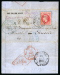 Stamp of France » Ballons Montés 1870, Lettre par Ballon Monté postée le 12 octobre