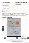 Stamp of France » Ballons Montés 1870, Lettre par Ballon Monté postée le 12 octobre