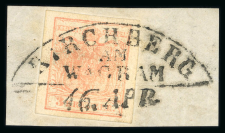 Stamp of Austria » Lower Austria (Niederösterreich) Kirchberg - Lower Austria (Niederösterreich). 1850 3kr, Müller 1237a