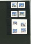 Stamp of Yugoslavia 1982 Yugoslavia 1st set for Olympics Games 1984  - single die proofs and se-tenant proof