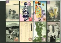 Stamp of Korea 1902-32 Lot of 17 picture postcards, mostlyJapan used in Korea