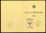 Stamp of Italy » Regno d'Italia ITALY 1943 (20.4.) So-called Rommel  memorial folders (2, including one facsimile signature