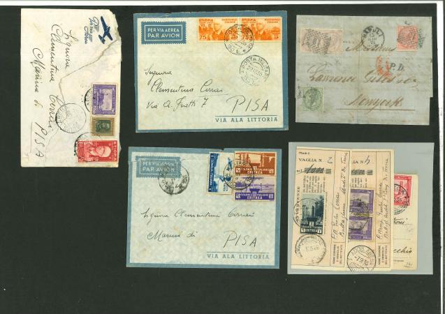 Stamp of Italy » Italy and Areas Collections and Lots Regno e Guerra d'Etiopia: Insieme composto da 36 pezzi