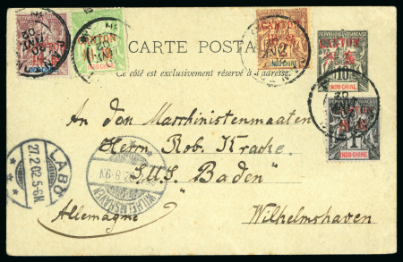 Stamp of Colonies françaises » Chine (Postes françaises) 1885-1902, Lot de 3 lettres en franchise pour le Corps