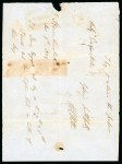 Stamp of India » 1854 Lithographs 1854 (Dec 5) Entire letter from Secunderabad to Madras,