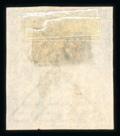 1866 10pi slate group of three imperf. proofs in three different shades