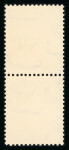 Stamp of Egypt » 1936-1952 King Farouk Definitives  » Issued Stamps 1944-51 King Farouk Military Issue 13m rose-carmine block of four with inverted watermark and one other item