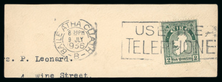 Stamp of Ireland » Definitives The Discovery Example1922 SE 2d blue-green, experimental