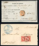 Stamp of Romania » King Carol 1869 - "Without Beard" Imperforate 1869 King Carol "Without Beard" group