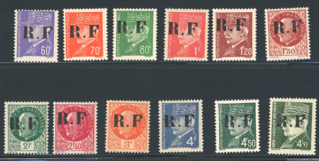 Stamp of France » Libération Pons (Charente Maritime): type Pétain, série Mayer