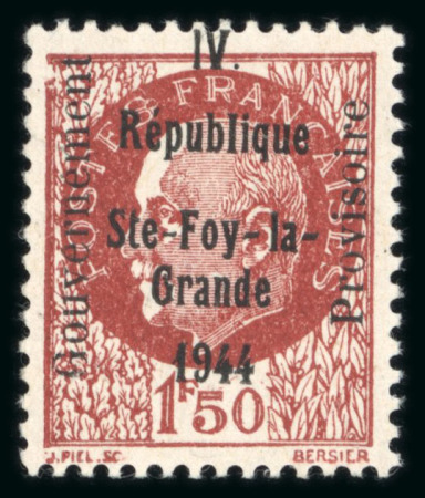Stamp of France » Libération Sainte Foy la Grande (Gironde): Type Pétain, Mayer