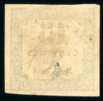 Stamp of France » Timbres-Taxe 1863, timbre taxe non-dentelé Y&T n° 3, 15c typographique