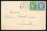 Stamp of France » Collections 1849-1874,  Lot de timbres classiques dont Y&T n° 44A,