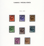 Stamp of Colonies françaises » Tunisie 1888-1959, ensemble de timbres taxe, préoblitérés et colis