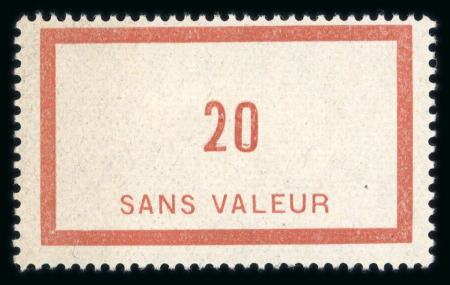 Stamp of France » Collections France timbres fictifs : 1932-1991, dans une belle reliure, superbe collection de timbres fictifs
