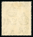 Stamp of Malta 1919-1922, small mint range on an album page